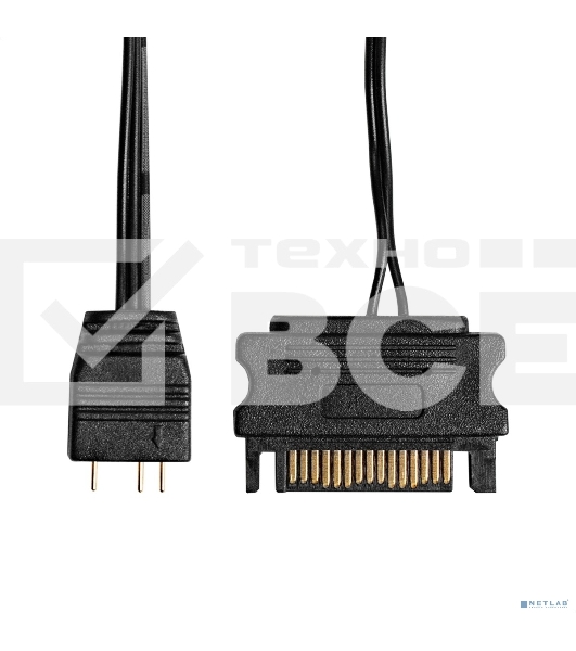 Контроллер ExeGate SATA.ARGb3pin для вентиляторов с подсветкой ARGb 5V 3pin (SATA, ARGb 5V 3pin)