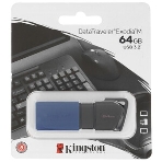 Флешка USB Kingston DataTraveler Exodia M (DTXM/64Gb), 64Gb, USB 3.0, R/W 70/45, черный/синий, фото14
