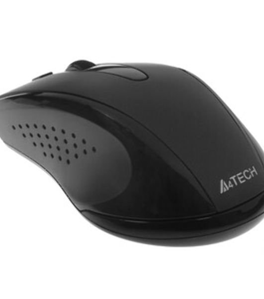 Мышь беспроводная A4Tech G9-500FS черный, 1200 dpi, радиоканал, USB, кнопки - 4