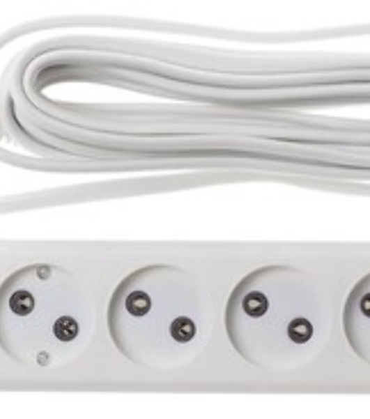 Сетевой удлинитель Buro BU-PSL4.5/W 5 м (4 розетки) белый (пакет ПЭ)
