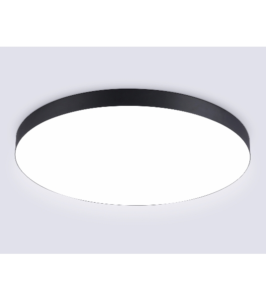 Потолочный светодиодный светильник Ambrella light FV5542 BK черный LED 130W 4200K D800*58 (Без ПДУ)