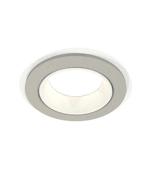 Комплект встраиваемого светильника Ambrella light XC6514001 SGR/SWH серый песок/белый песок MR16 GU5.3 (C6514, N6110)