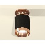 Светильник Ambrella Light XS6302180 SBK/PPG черный песок/золото розовое полированное MR16 GU5.3 (N6906, C6302, N6135), фото3