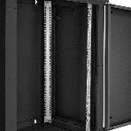 Шкаф телекоммуникационный 19' настенный 15U ExeGate EC-WM-15U.450.M.BLACK (19”, 15U, 600x450x769mm (ШхГхВ), передняя дверь металл, съемные боковые панели, пыле- и влагозащита IP23, черный RAL 9004, 2 коробки), фото4