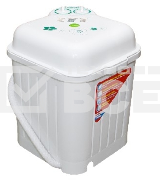 Стиральная машина Славда WS-35 белая, загрузка вертикальная 3.5кг, класс: A+