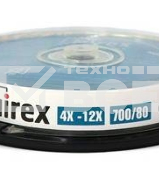 Диск CD-RW Mirex 700 Mb, 12х, Cake Box (10), (10/300)