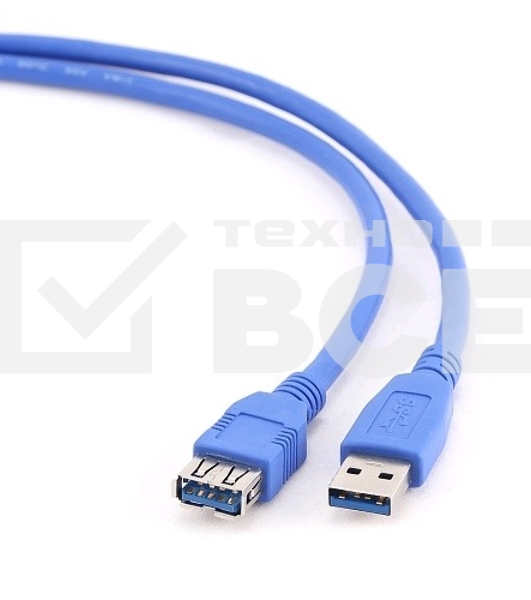 Кабель Gembird PRO CCP-USB3-AMAF-6, USB 3.0 кабель удлинительный 1.8м AM/AF позол. контакты, пакет