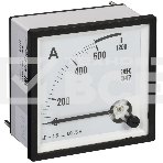 Амперметр Э47 72х72мм 600/5А кл. точн. 1.5 ИЭК IPA10-6-0600-E, фото 1