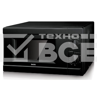 Микроволновая печь BBK 20MWS-709M/B черный, 20 л, 700 Вт, поворотный механизм
