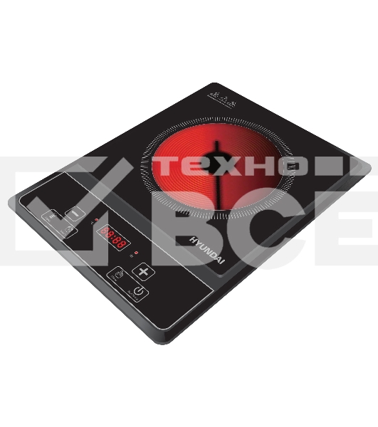 Плита электрическая Hyundai HYC-0121 черный пирокерамика (настольная)