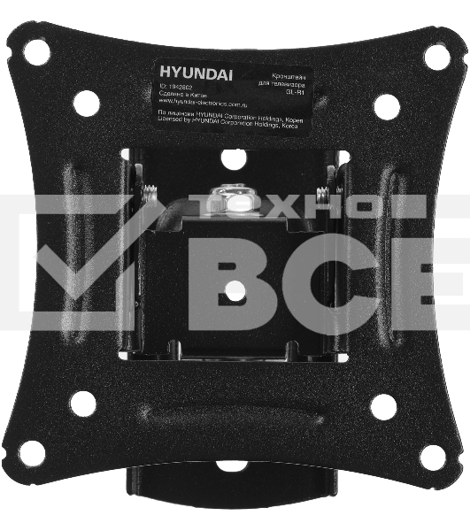 Кронштейн для телевизора Hyundai GL-R1 черный 20'-29' макс.15кг настенный поворот и наклон