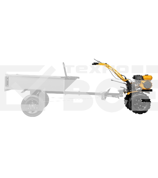 Мотоблок DPT-270S, 7 л.с., ремен.сцеп, фрез 3х4, ШОМ, передачи 2В/1Н  Denzel