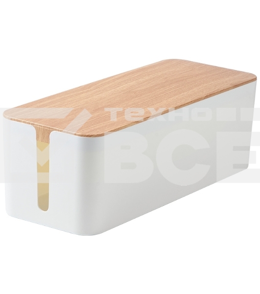 Органайзер Cactus CS-BOX-WH белый/бамбук