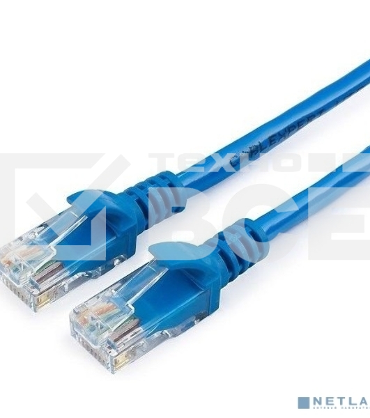 Патч-корд UTP Cablexpert PP12-20M/B кат.5e, 20м, литой, многожильный (синий)