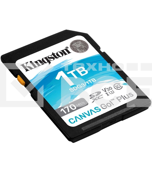 Карта памяти Kingston 1TB SDXC Canvas Go Plus 170R C10 UHS-I U3 V30/ Kingston 1TB SDXC Canvas Go Plus 170R C10 UHS-I U3 V30