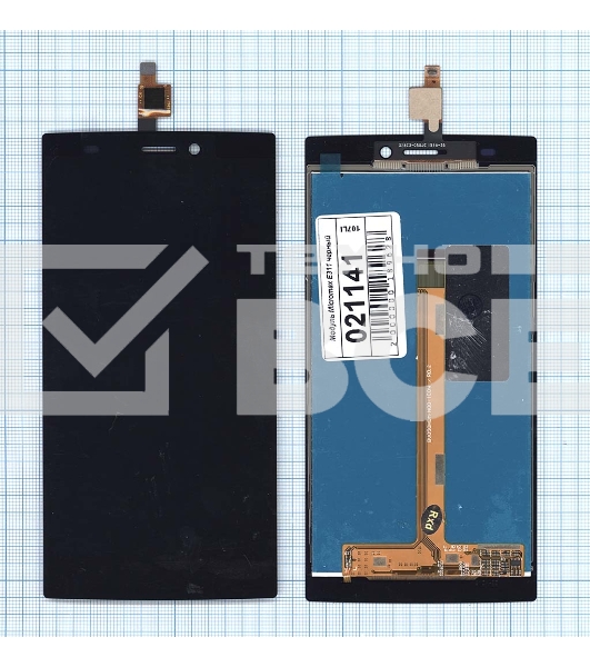 Дисплей для Micromax Canvas Nitro 2 E311 черный