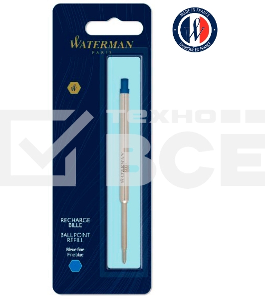 Стержень шариковый Waterman Standard Maxima (CW1964016) F 0.8мм синие чернила блистер