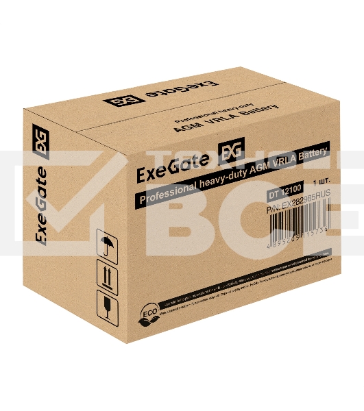 Аккумуляторная батарея ExeGate DT 12100 (12V 100Ah, под болт М6)