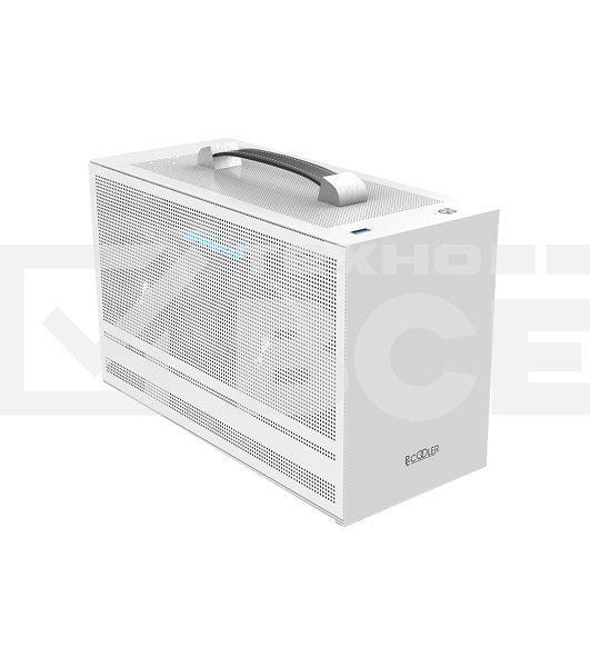 Компьютерный корпус PCCooler I100 PRO MESH WH, Mesh Compact, белый, SPCC, no fans ITX 60/300/SFX PSU support; 1x2.5