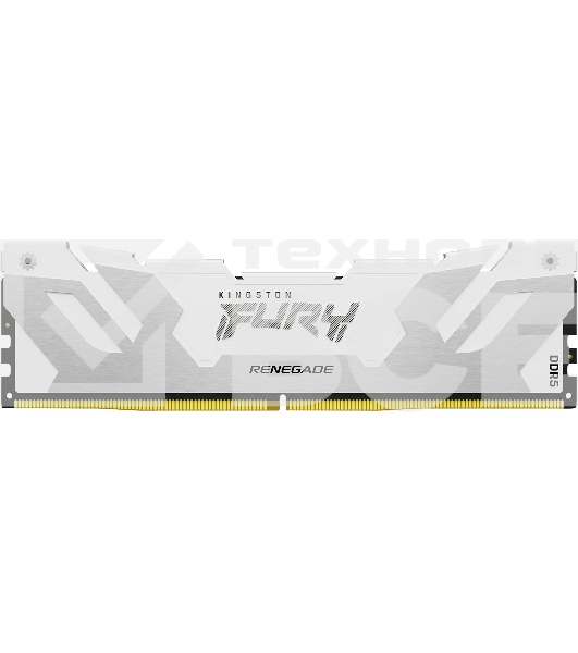Оперативная память Kingston Fury Renegade, DDR5, 32GB (2x16GB), 8000MHz, CL38, DIMM, радиатор, белый