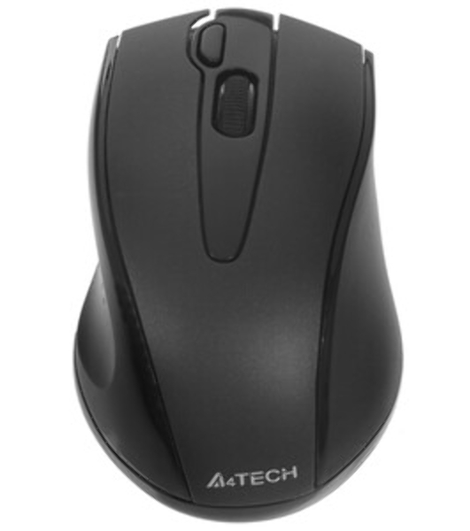 Мышь беспроводная A4Tech G9-500FS черный, 1200 dpi, радиоканал, USB, кнопки - 4