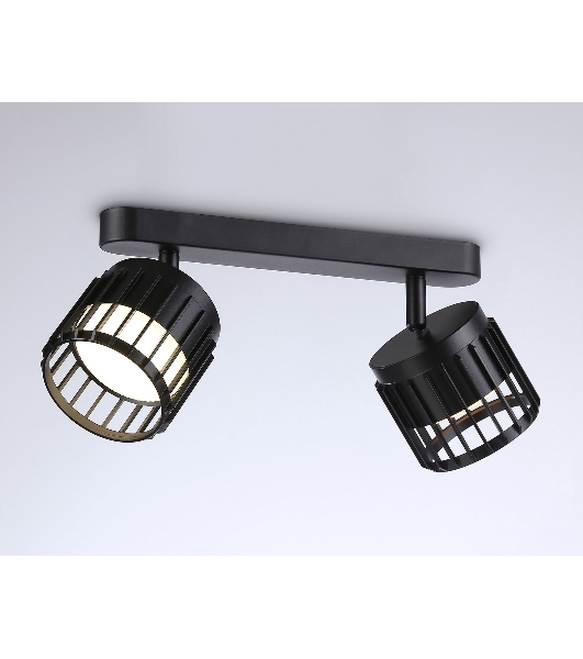 Светильник Ambrella light TN71163/2 BK черный GX53/2 260*100*125