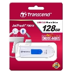 Флешка USB Transcend Jetflash 790 (TS128GJF790W), 128Gb, USB 3.0, R/W 90/40, белый, фото 1