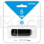 Флешка USB SmartbuySmartbuy USB 8 Gb Quartz series черный, фото 1