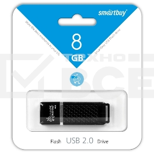 Флешка USB SmartbuySmartbuy USB 8 Gb Quartz series черный