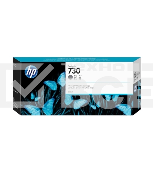 Картридж струйный HP 730 300-ml серый Ink Cartridge