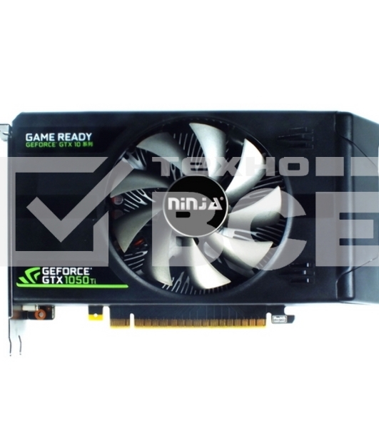 Видеокарта Sinotex Ninja GTX1050Ti (768SP) 4G 128BIT GDDR5 (Dual Link DVI-D/HDMI/DP),PCIE ,NK105TI45F, RTL