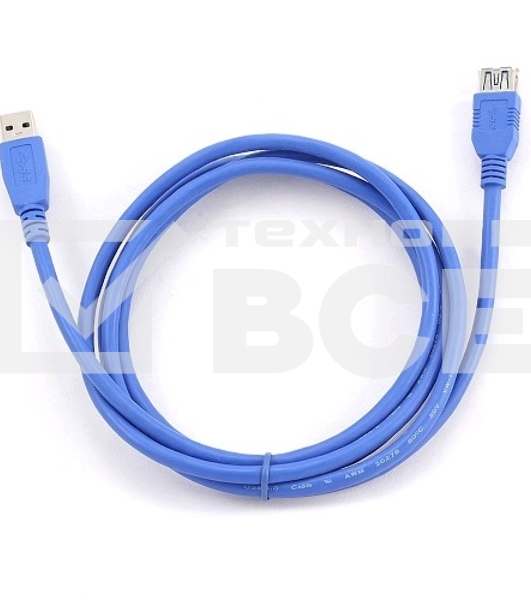 Кабель Gembird PRO CCP-USB3-AMAF-6, USB 3.0 кабель удлинительный 1.8м AM/AF позол. контакты, пакет