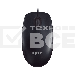 Мышь проводная Logitech M90 черный/серый, 1000 dpi, USB, кнопки - 3, фото11