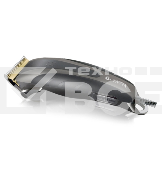 Машинка для стрижки Centek CT-2110 (черный/золотой) титановые ножи, прорезиненный корпус