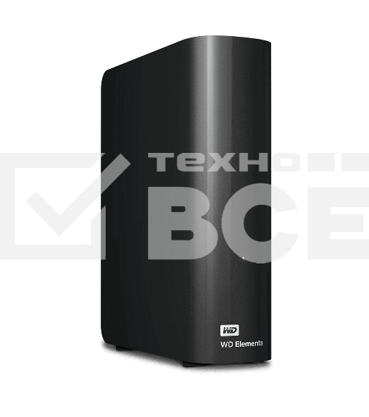 Внешний диск HDD WD Elements Desktop WDBWLG0140HBK-EESN, 14ТБ, черный
