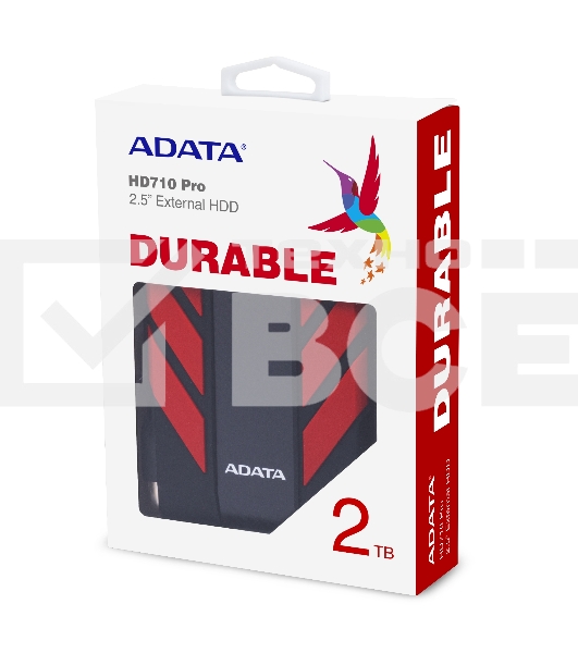 Внешний жесткий диск 2Tb Adata HD710P AHD710P-2TU31-CRD черный/красный (2.5