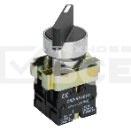 Переключатель LAY5-BJ33 на 3 полож. черный I-O-II дл. ручка ИЭК BSW70-BJ-3-K02, фото3