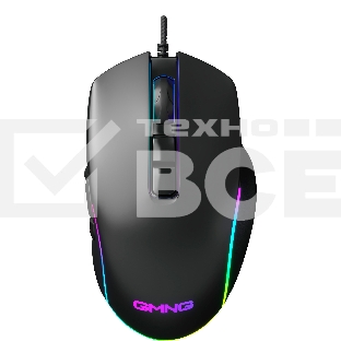 Мышь проводная GMNG XM003 черный, 32000 dpi, USB, кнопки - 10