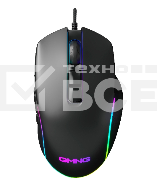 Мышь проводная GMNG XM003 черный, 32000 dpi, USB, кнопки - 10
