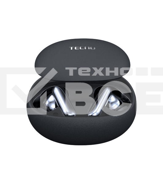 Беспроводные Bluetooth наушники Tecno TU01 серый/grey