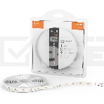 Лента Basic 12V 8W/m 900lm/m 3000K IP20 LED 5m 1/100, фото2