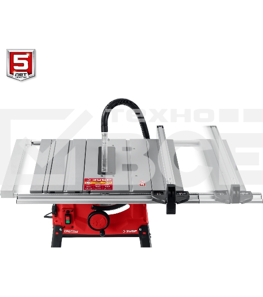 Станок ЗУБР СРЦ-254су 1900 Вт напольный со станиной и удлинителем распиловочный