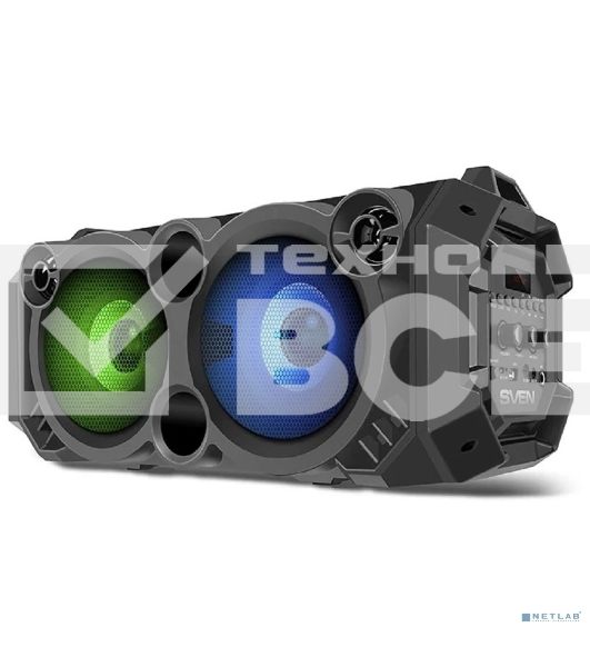 Колонка портативная Sven PS-550 черный 36W 2.0 BT/3.5Jack/USB 10м 2000mAh
