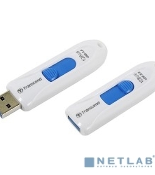 Флешка USB Transcend Jetflash 790 (TS128GJF790W), 128Gb, USB 3.0, R/W 90/40, белый