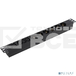 Блок розеток горизонтальный ExeGate ServerPro PDU-19H010 Al-5C136S-C14, 19