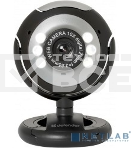 Веб-камера Defender C-110 0.3МП, USB, 640x480