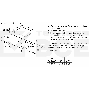 Индукционная варочная панель Bosch PIF651HC1E, 60 см, индукция, скошенные края, сенсорное управление, черный