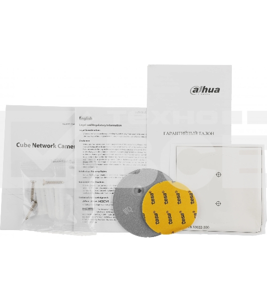 Компактная IP-видеокамера DAHUA DH-IPC-C5AP-0280B с Wi-Fi 2.4ГГц 5Мп, 1/3.2” CMOS, объектив 2.8мм, обнаружение людей, ИК 10м, микрофон, динамик