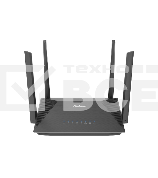 Роутер беспроводной Asus RT-AX52 AX1800 10/100/1000BASE-TX черный