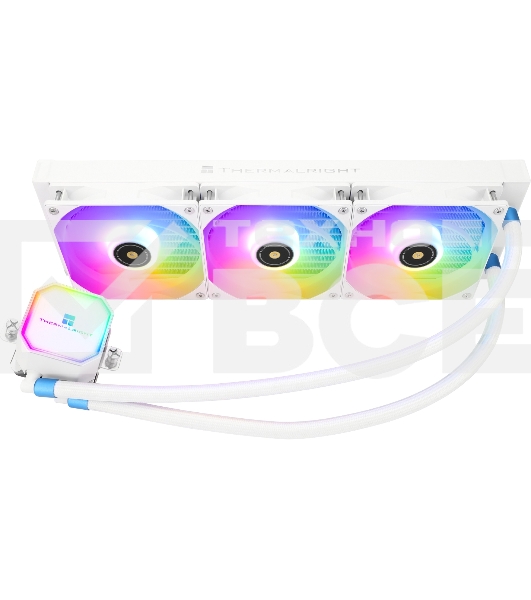 Система водяного охлаждения Thermalright Frozen Prism 360 ARGB Soc-AM5/AM4/1151/1200/2066/1700 белый 4-pin 27dB Al Ret (F-PRISM-360-WH-ARGB)